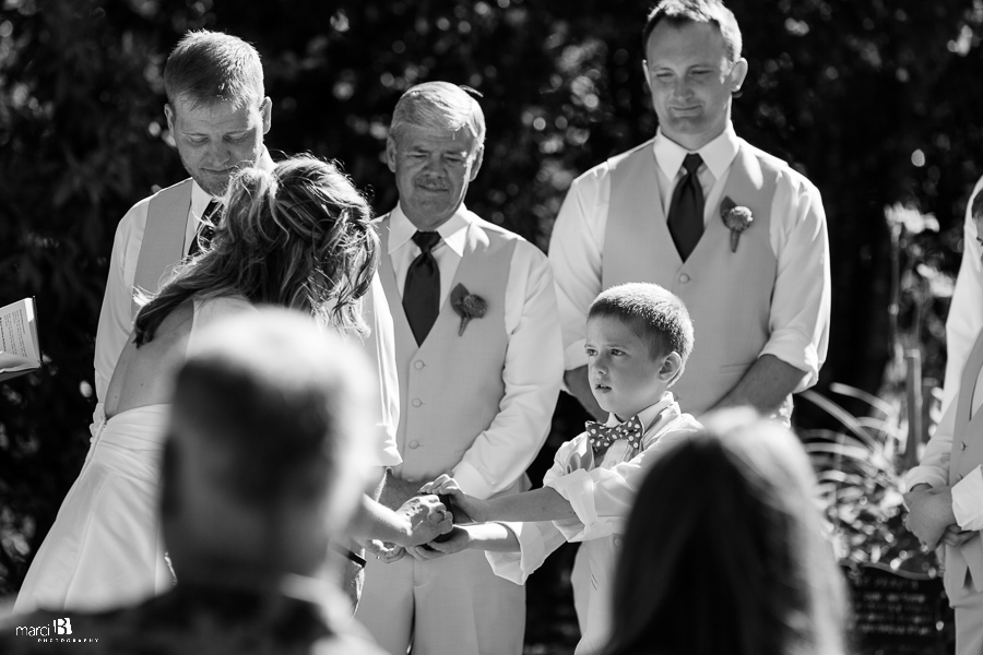 Corvallis wedding photography - ceremony