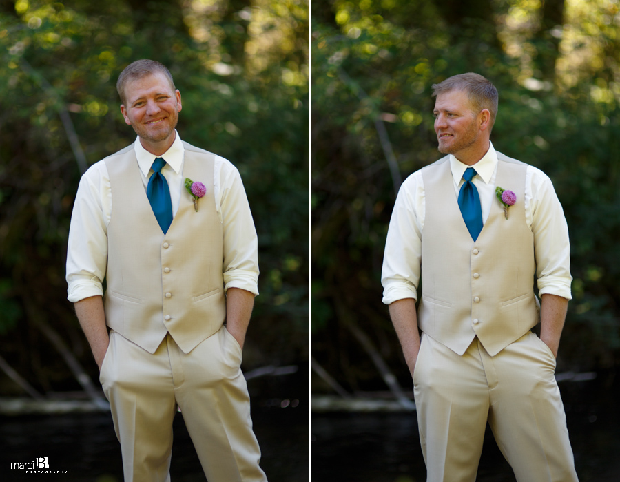 Corvallis wedding photography - groom