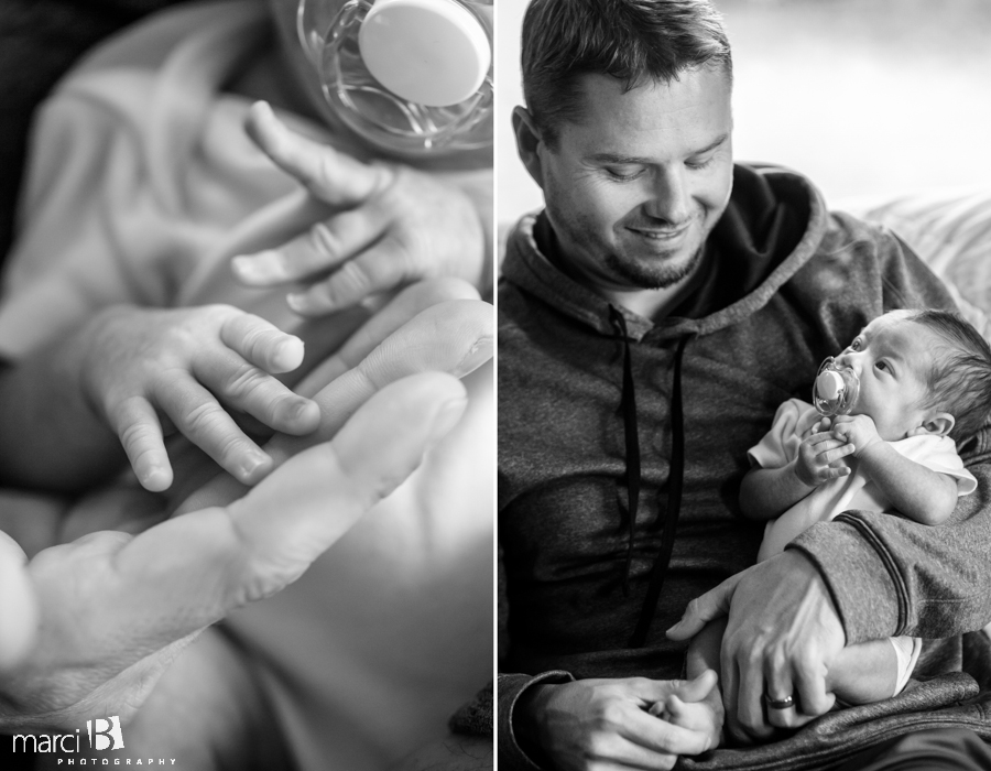 Newborn baby photography - hands