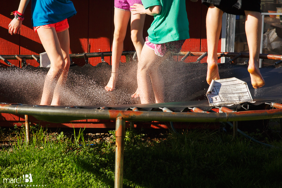 Corvallis lifestyle photographer - trampoline