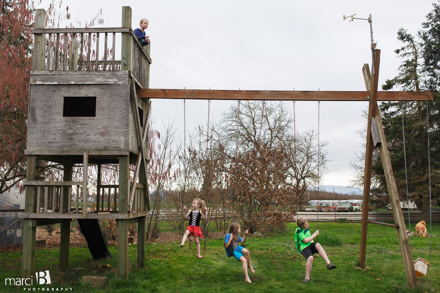 Corvallis kid's photography - playground