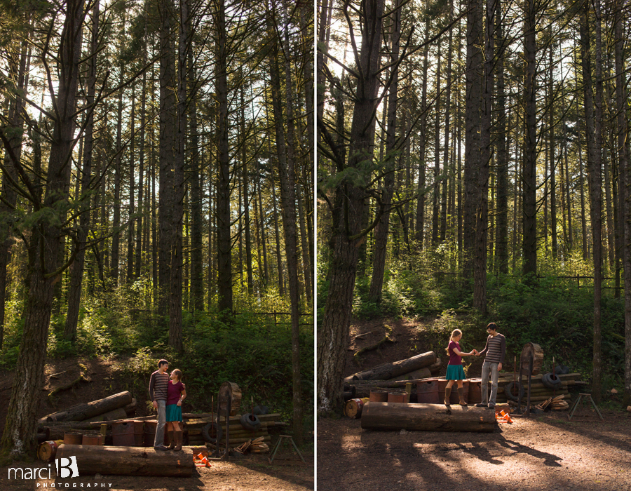 Engagement photos - McDonald Forest