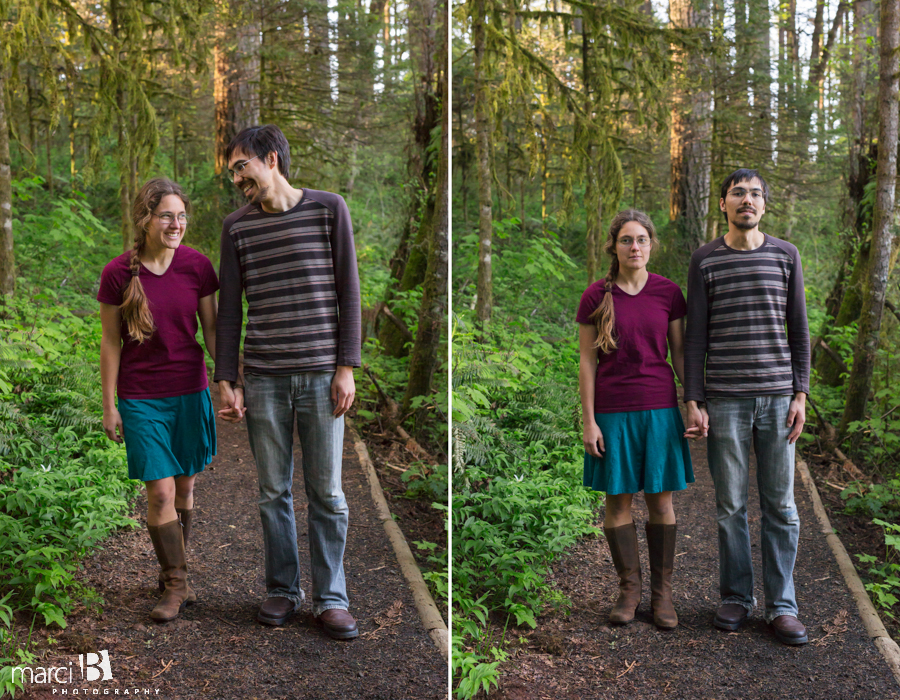 Engagement photos - McDonald Forest
