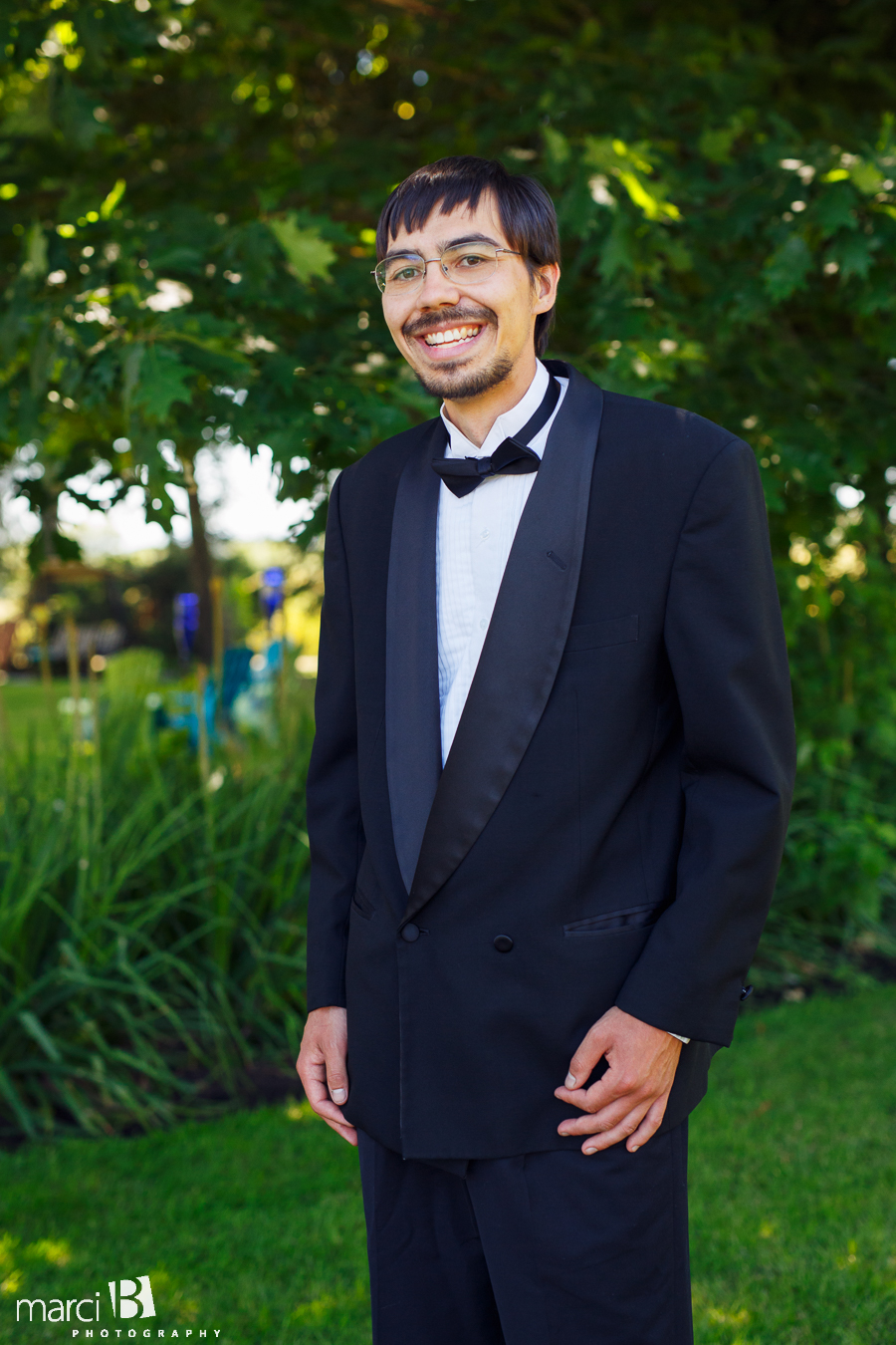 Corvallis wedding photography - groom