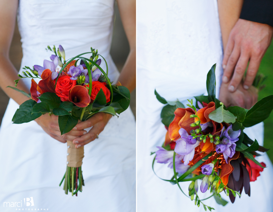 Corvallis wedding photography - bouquet