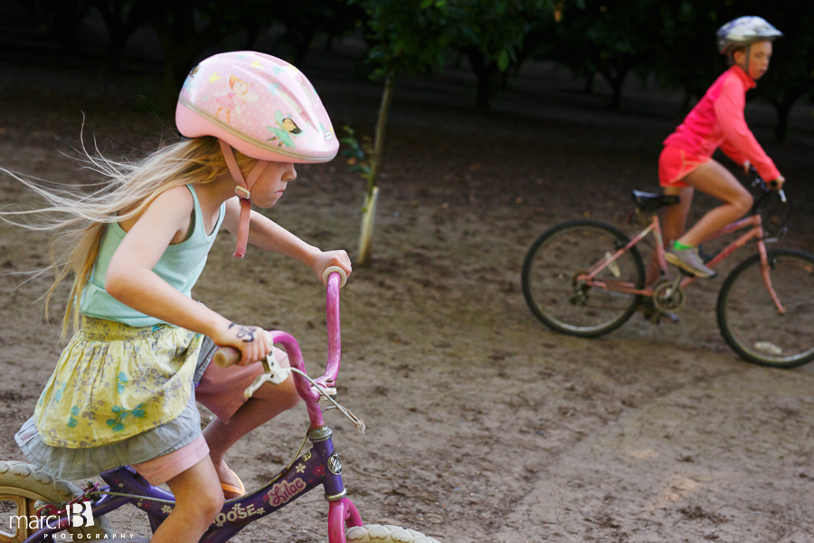 Corvallis photographer - girl on bike