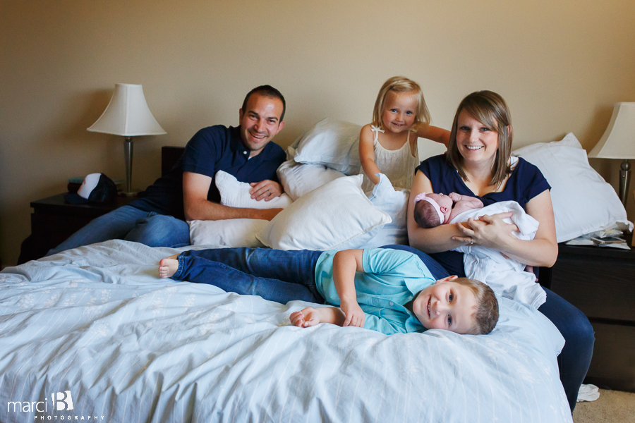 Albany newborn photography - family