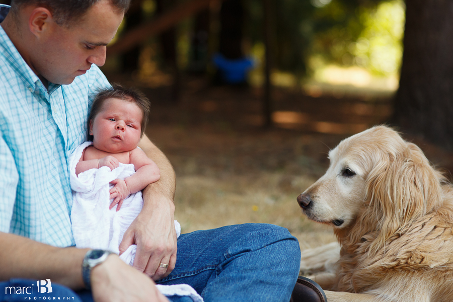 Newborn baby pictures - Corvallis family photographer