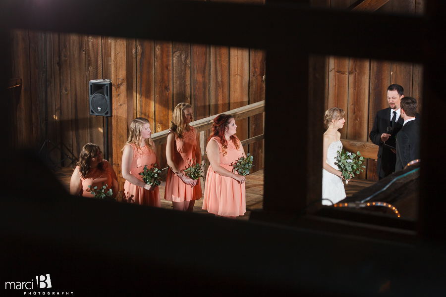 Corvallis wedding photography - ceremony pictures - Ohana Barn