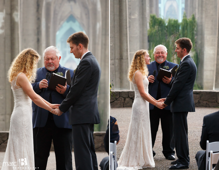 Bonnie + Bryan - Cathedral Park - St. Johns Bridge - Portland Wedding Photography