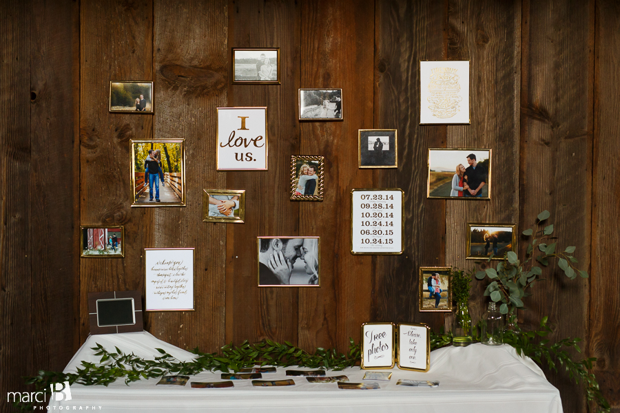 Corvallis wedding photography - detail shots - wedding decor
