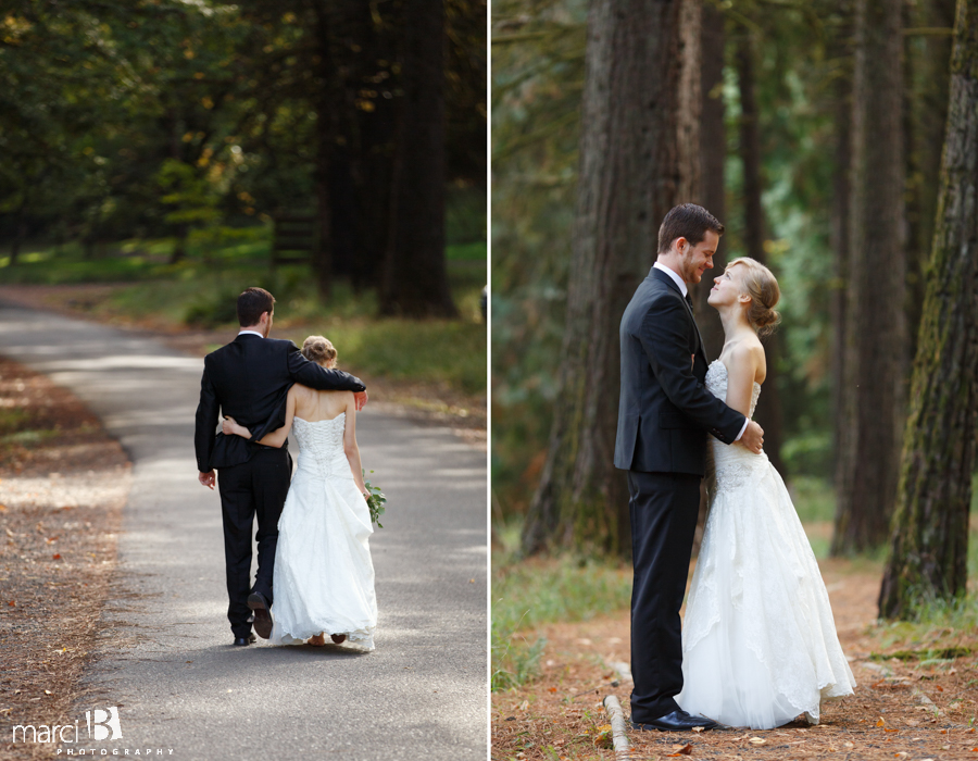 Corvallis wedding photographer - Peavy Arboretum