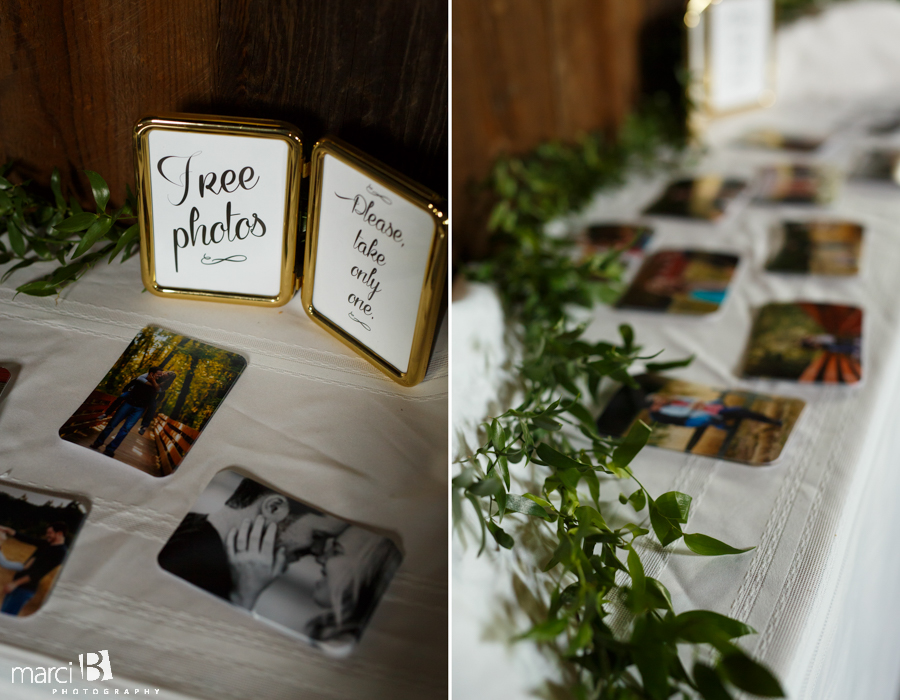Corvallis wedding photography - detail shots - wedding decor