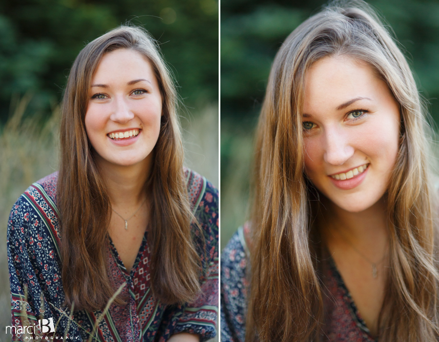 Corvallis headshot photography - senior portrait