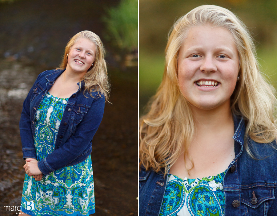 Senior photography - Corvallis photographer - summer - down by the river