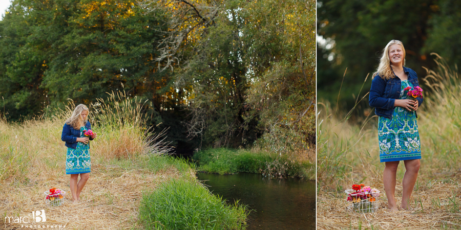 Senior photography - Corvallis photographer - summer - down by the river