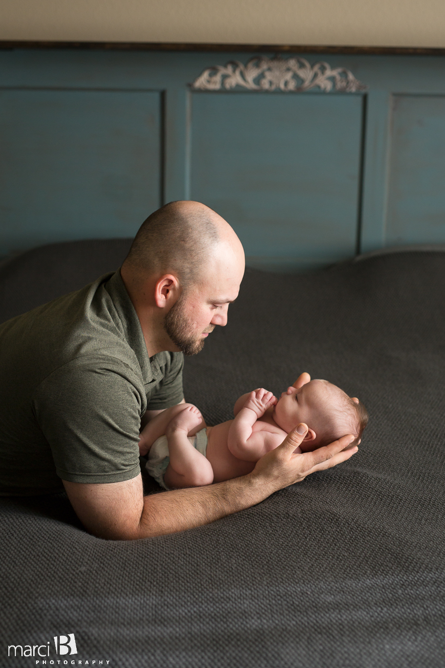 Father and baby daughter photos