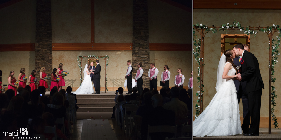 wedding in Calvary Chapel Corvallis