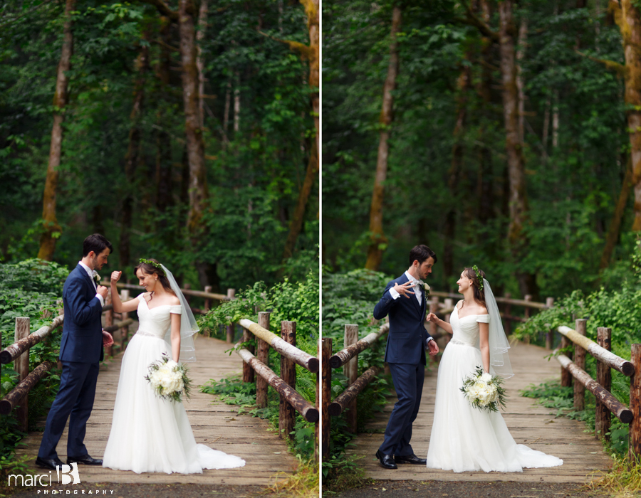 Sarah + Gabriel bride and groom photos - Beazell Memorial Forest