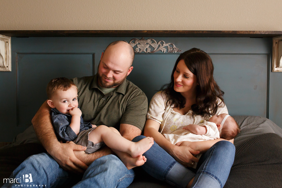 family portraits - new baby photos