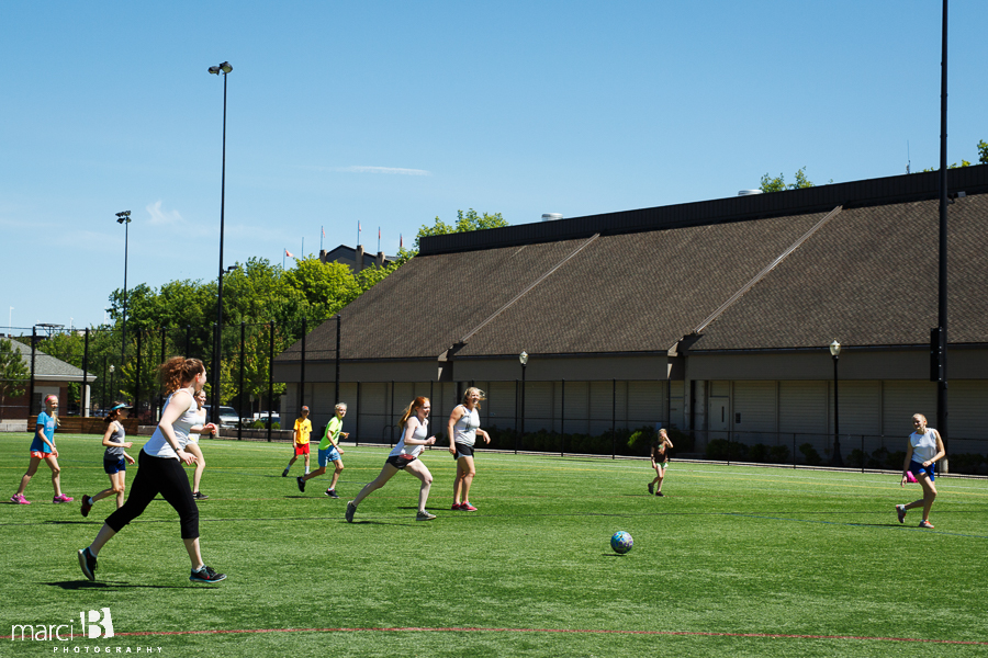 Family soccer - OSU