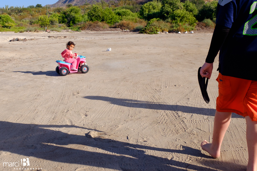toddler camping - Baja, Mexico