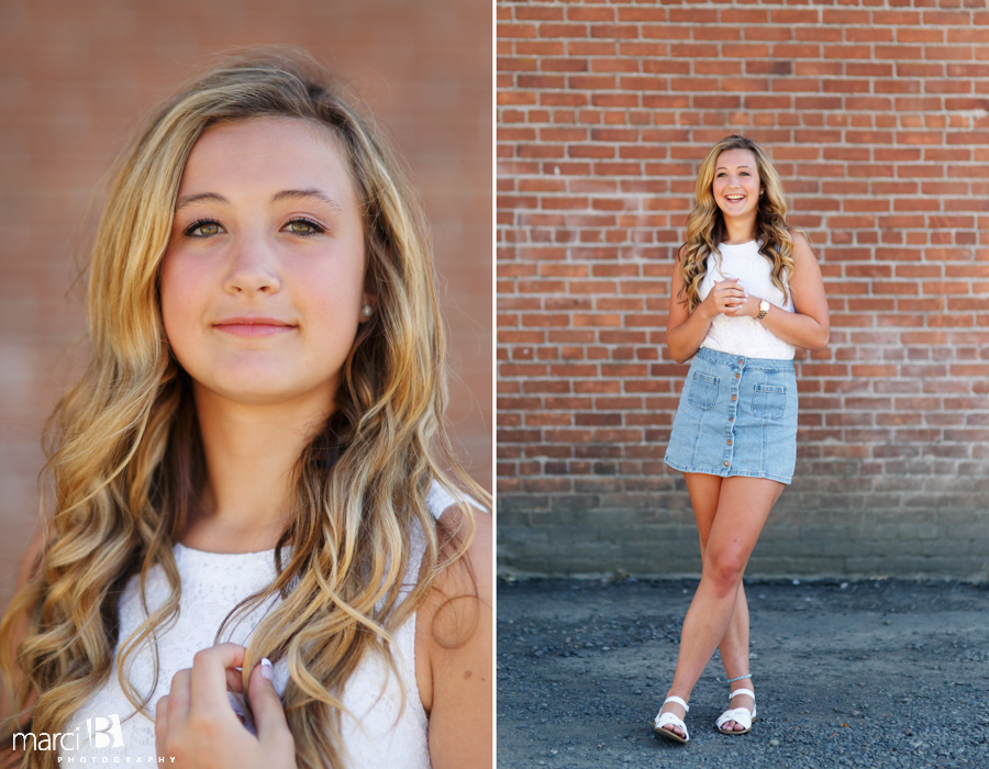 Senior photos - Downtown Corvallis - Corvallis Photographer - headshot