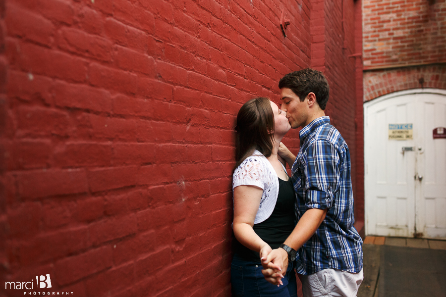 Abby and Peter Engagement Photos - Willamette Heritage Center