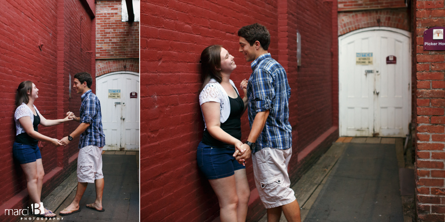 Abby and Peter Engagement Photos - Willamette Heritage Center