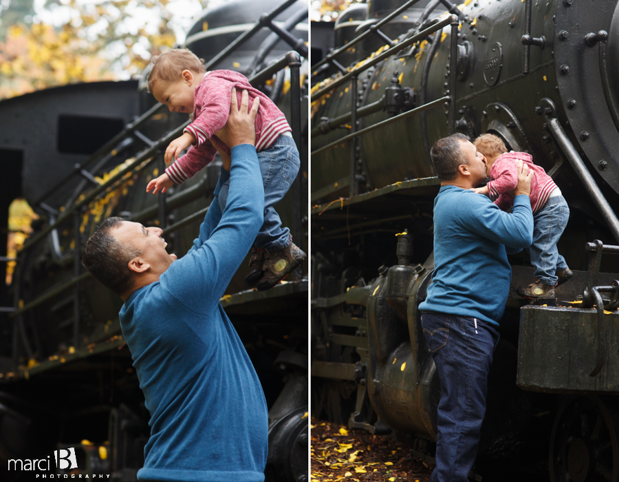 father and son photo - Avery Park - Corvallis - family photographer