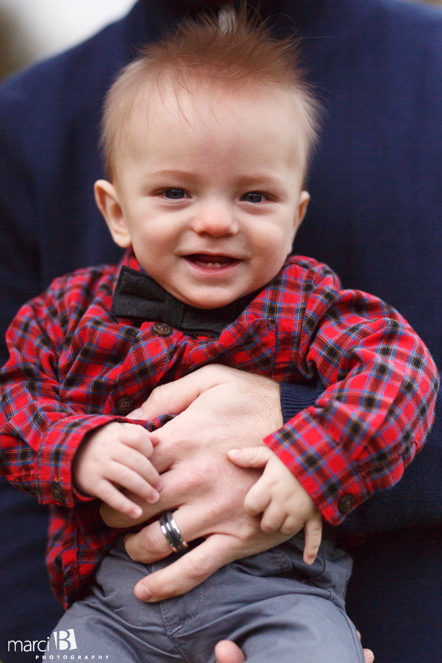 baby portraits - headshot - first two teeth - Corvallis Photographer