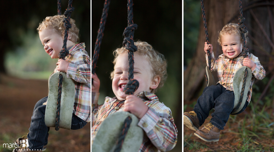 family photos - pictures on a farm - young family photos - Corvallis photographer - fall family portraits