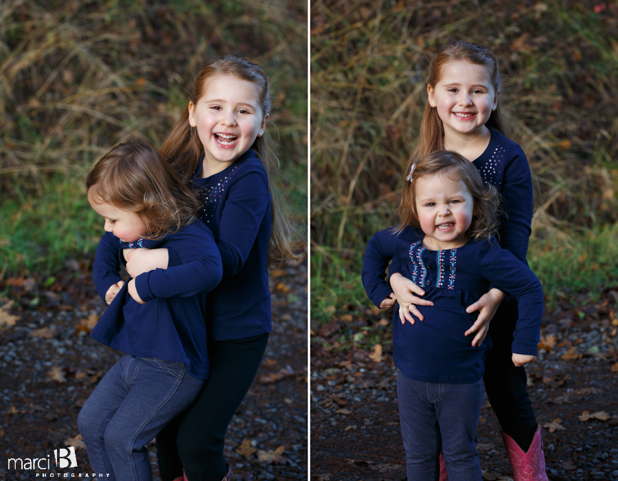 Corvallis family photography - kids' pictures - family photos - Corvallis photographer - sisters