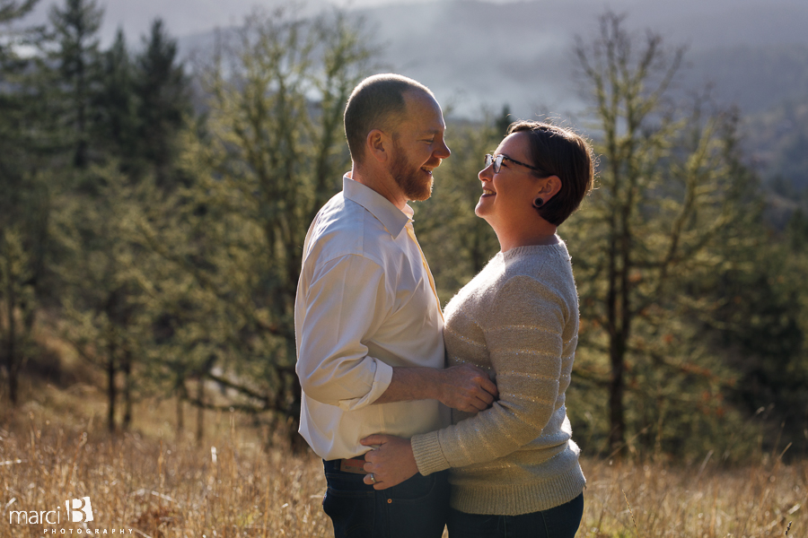 Corvallis engagement photos - Fitton Green - couple photos - engagement photographer - Corvallis photographer