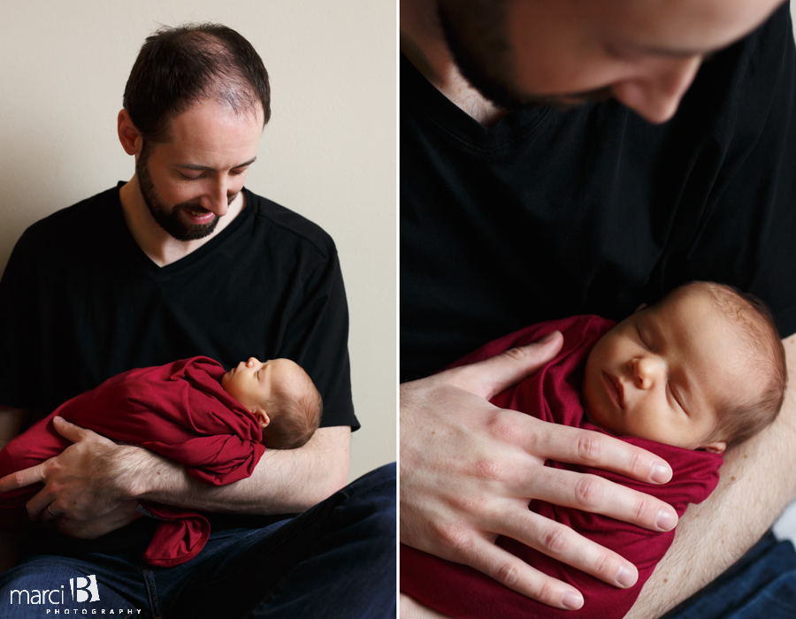 Corvallis or Albany Newborn Photography - baby photos - family pictures - in home newborn photography