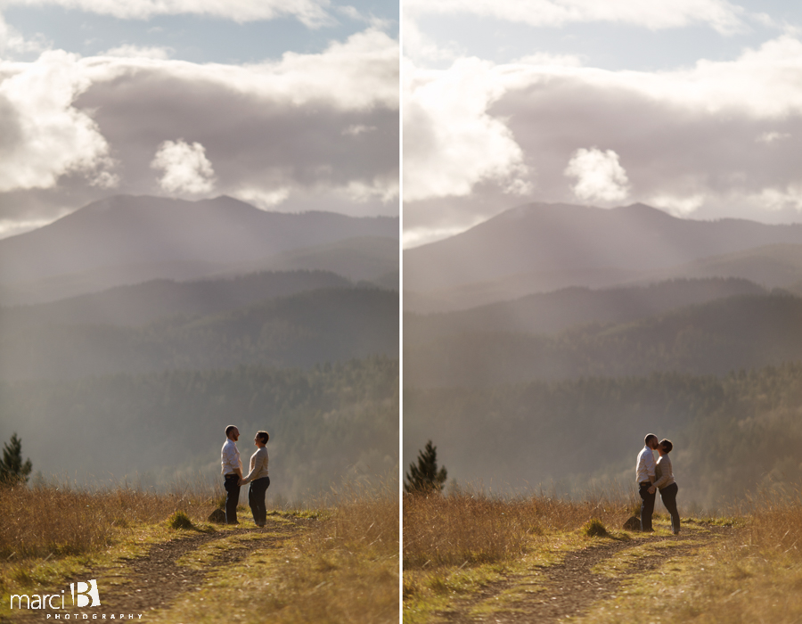 Corvallis engagement photos - Fitton Green - couple photos - engagement photographer - Corvallis photographer