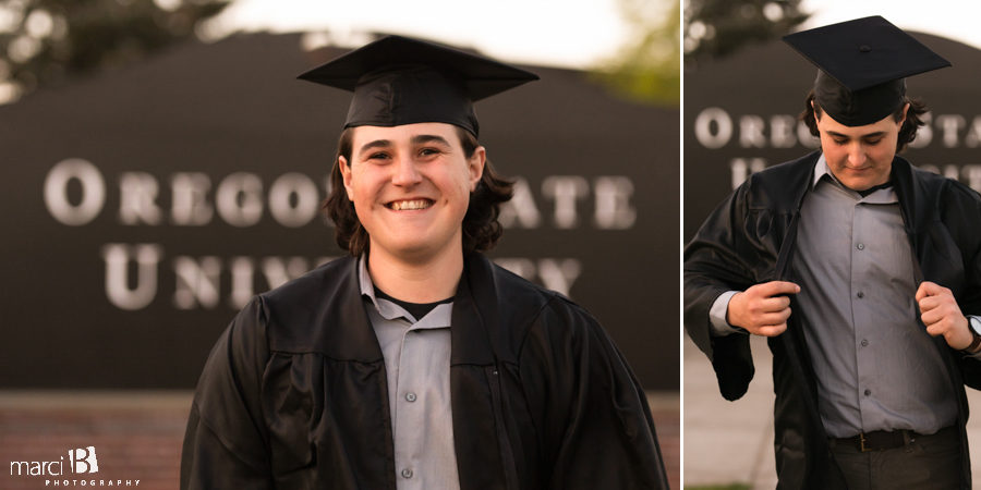 Oregon State University Graduation Photos - headshots - OSU campus - Corvallis - senior pictures