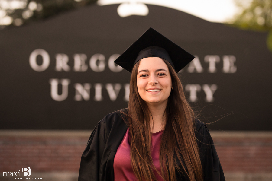 Oregon State University Graduation Photos - headshots - OSU campus - Corvallis - senior pictures