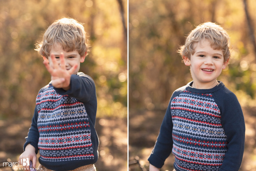 four year old boy portraits