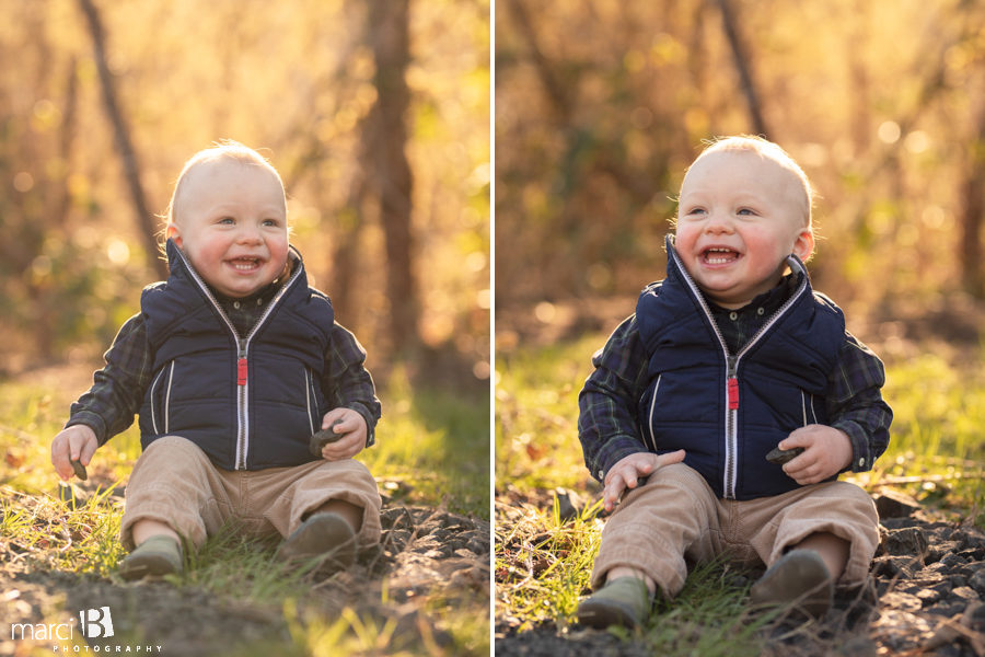 oregon toddler outdoor portraits