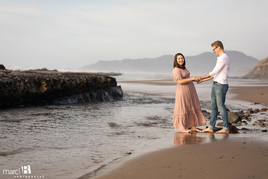 Tatiana + Ryan Engagement | Oregon Coast