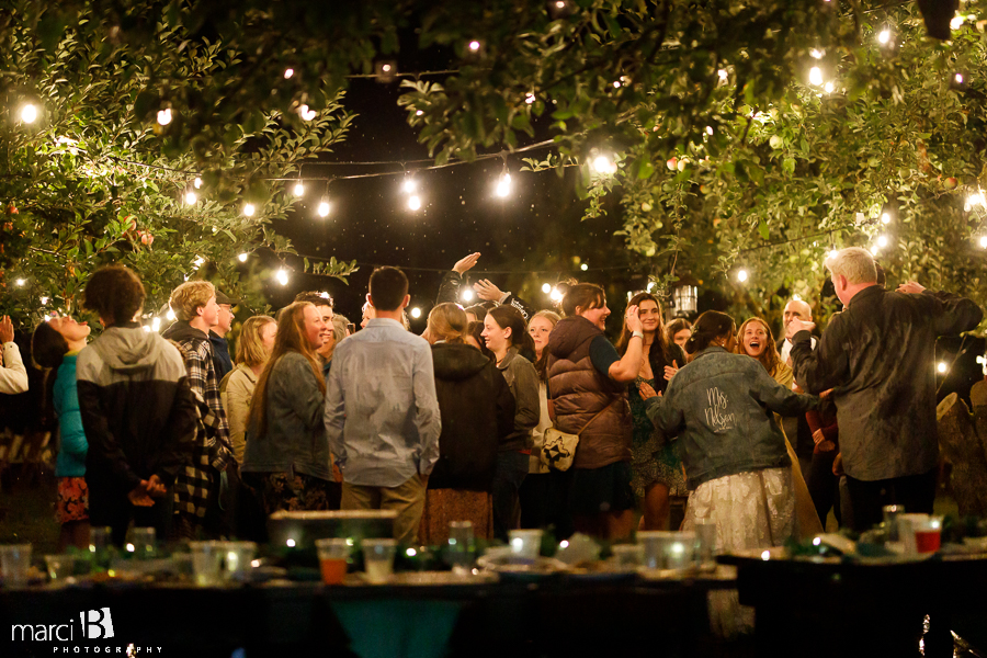 dancing under lights